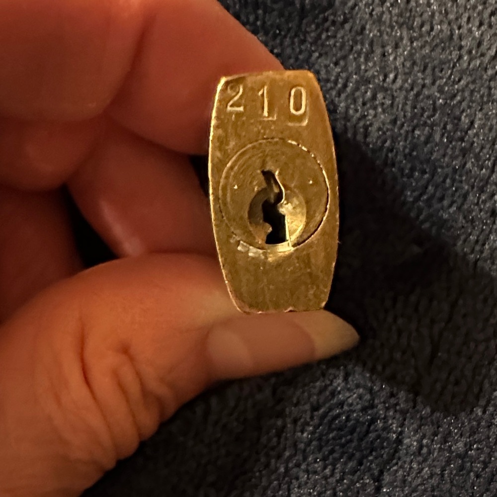 Louis Vuitton Brass-Toned Padlock #210 No Key - Picture 3 of 6